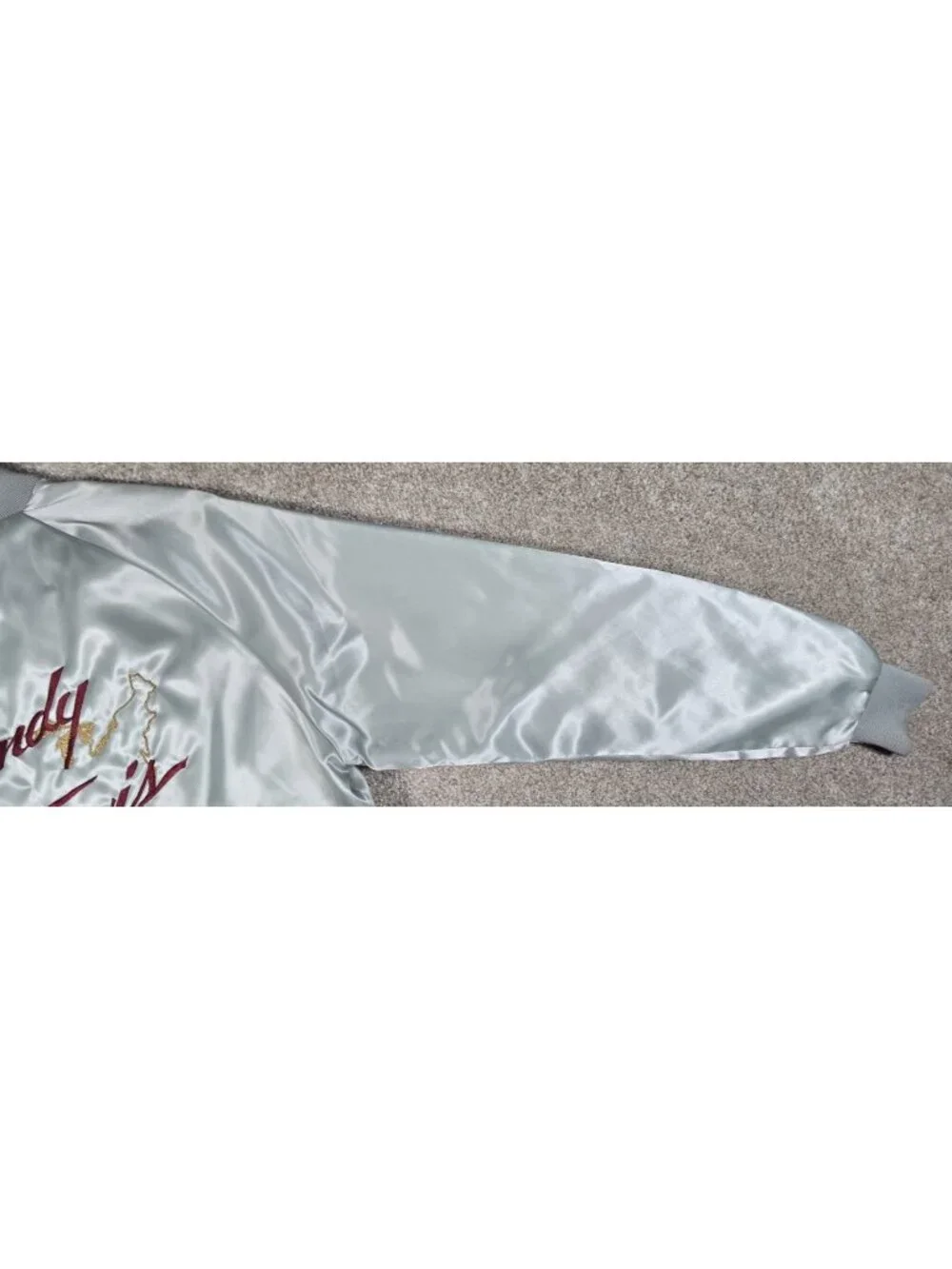 Randy Travis Vtg Back to Country Satin Snap Tour Jacket USA Taylor Made Men's M